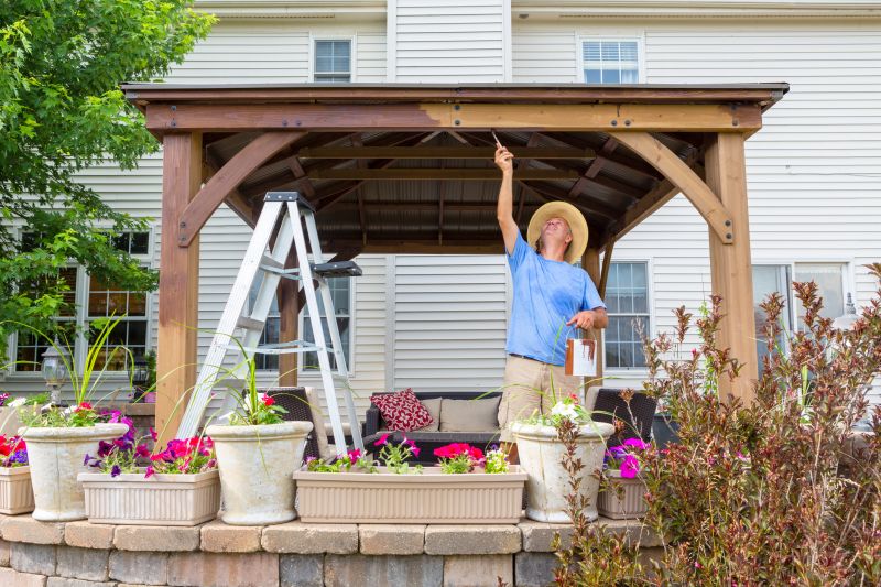 Curved Pergola Installation in Alpharetta, GA
