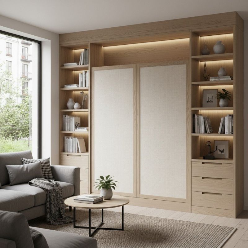 Custom Bookcase Installation in Woodbridge, VA