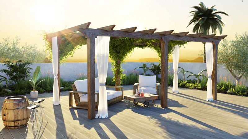 Hot Tub Pergola Installation in Conroe, TX