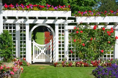 Lattice Arbor Installation in Wilmington, NC