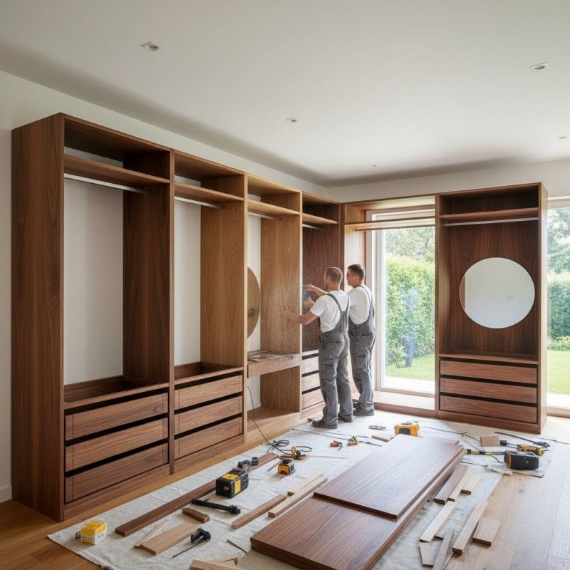 Mudroom Carpentry Installation in Durham, NC