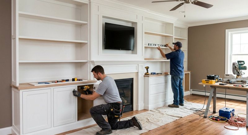 Mudroom Shelving Installation in Fairfax, VA