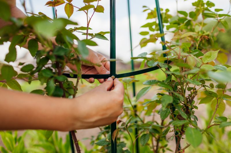 Vineyard Trellis Installation in Conroe, TX